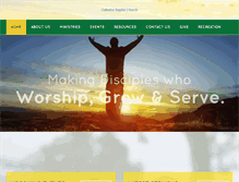 Tablet Screenshot of oakviewbaptist.com